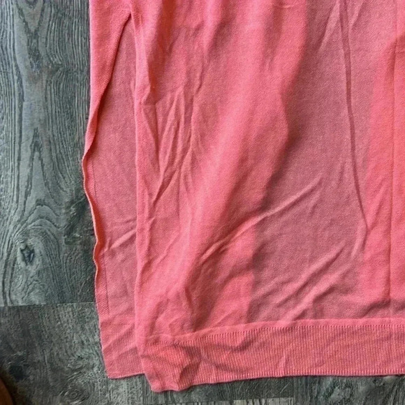 Michael Michael Kors Sweater Pink Long Sleeve Cardigan Sweater Duster Size Large - Picture 9 of 10